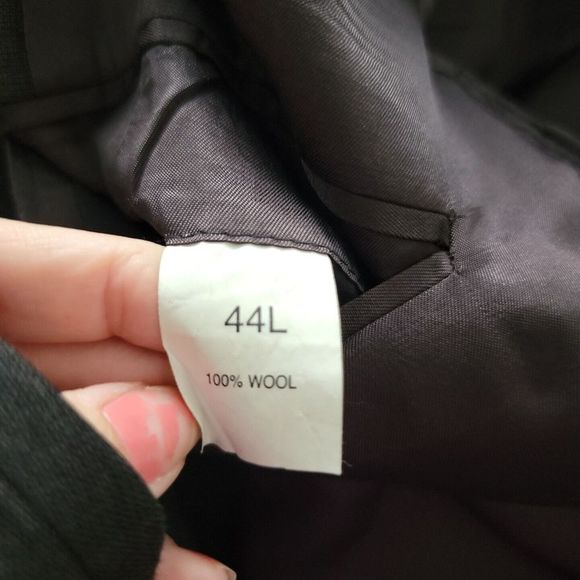 Jos. A. Bank 2 Button Pant Brown Suit ~ Sz 44L Blazer ~ 40W 28.5L Pleated Pants - Picture 7 of 11